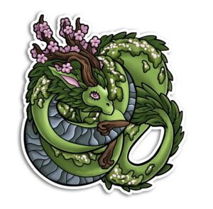 Forest Dragon Sticker