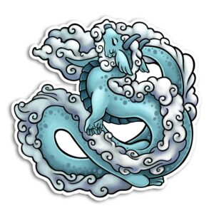 Cloud Dragon Sticker
